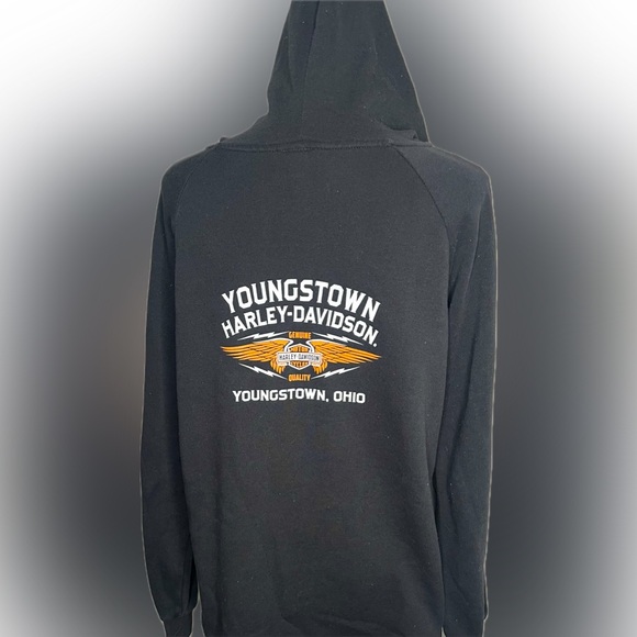 Authentic Harley Davidson Zip Up Hoodie - Picture 2 of 3